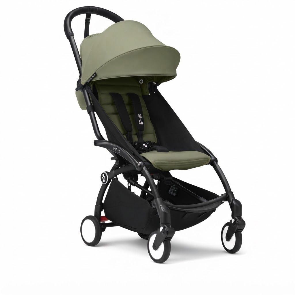 Stokke YOYO3 Baby Stroller - Compact Lightweight Travel Stroller with Seat Cushion & Canopy, Cabin Approved, Premium Choice for Busy Parents Who Value Style and Convenience
