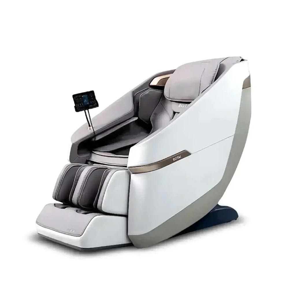 Rotai Jimny A36 Massage Chair with Full-Body Shiatsu, 12 Auto Programs, Zero Gravity, Carbon Fiber Heat Therapy & Built-In Speakers | Grey