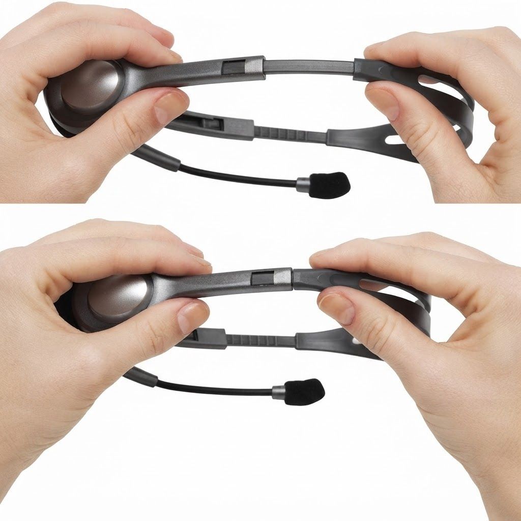 Logitech H111 Stereo Wired Headset with Noise-Cancelling Microphone - 3.5mm Jack Universal |Black