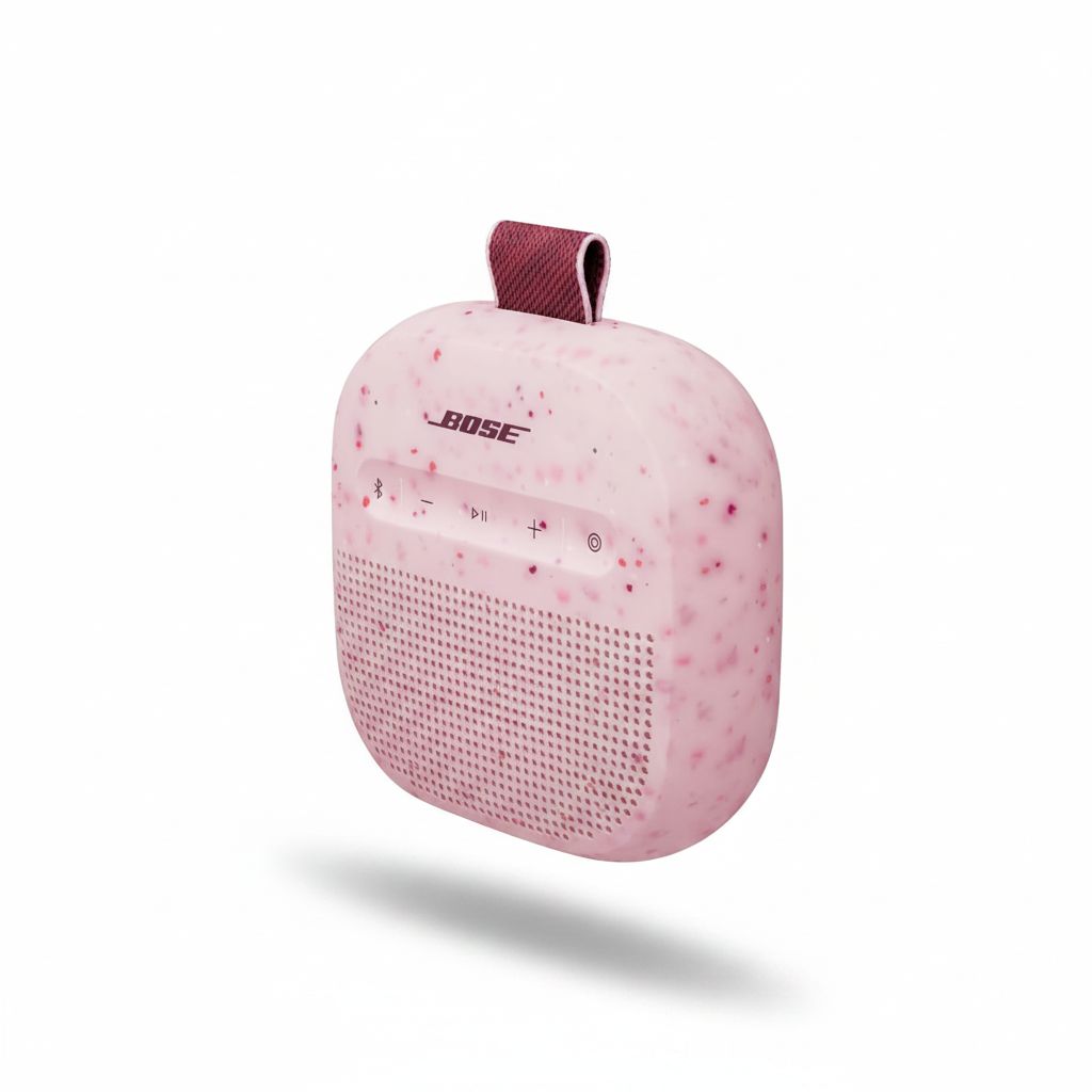 Bose SoundLink Micro Portable Bluetooth Speaker (2nd Gen), Waterproof, Ultra-Portable, Powerful Sound - Petal Pink