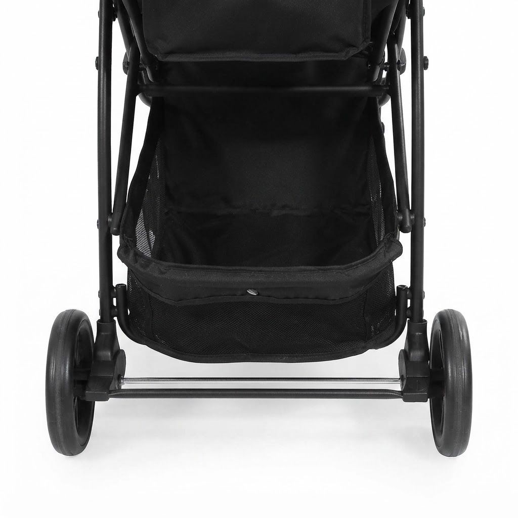 Hauck Rapid 4 Stroller Lightweight Foldable Pushchair with Lying Position, Supports up to 25kg, Height-Adjustable Handlebar, Designed for Comfort, Safety, and Urban Agility | Grey