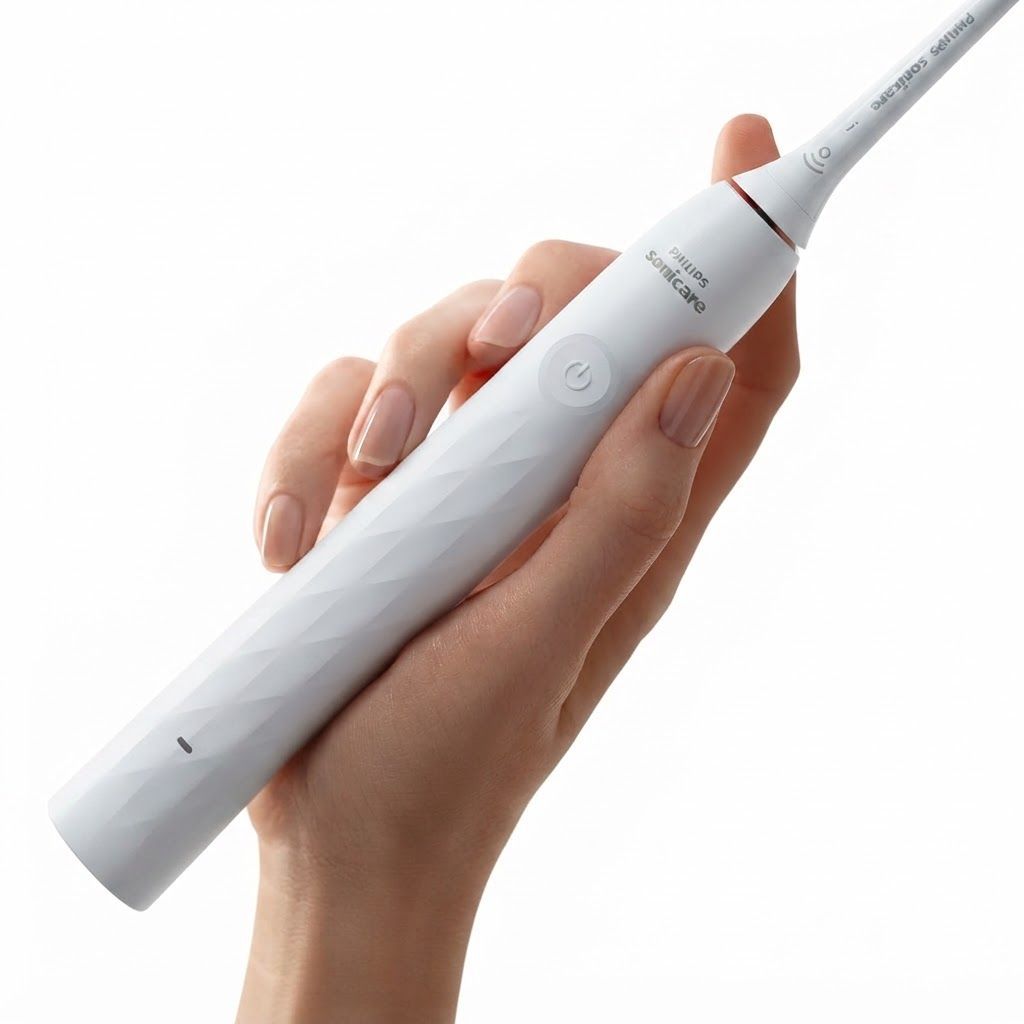 Philips Sonicare 1000 Series Electric Toothbrush - Rechargeable Sonic Toothbrush, EasyStart, White