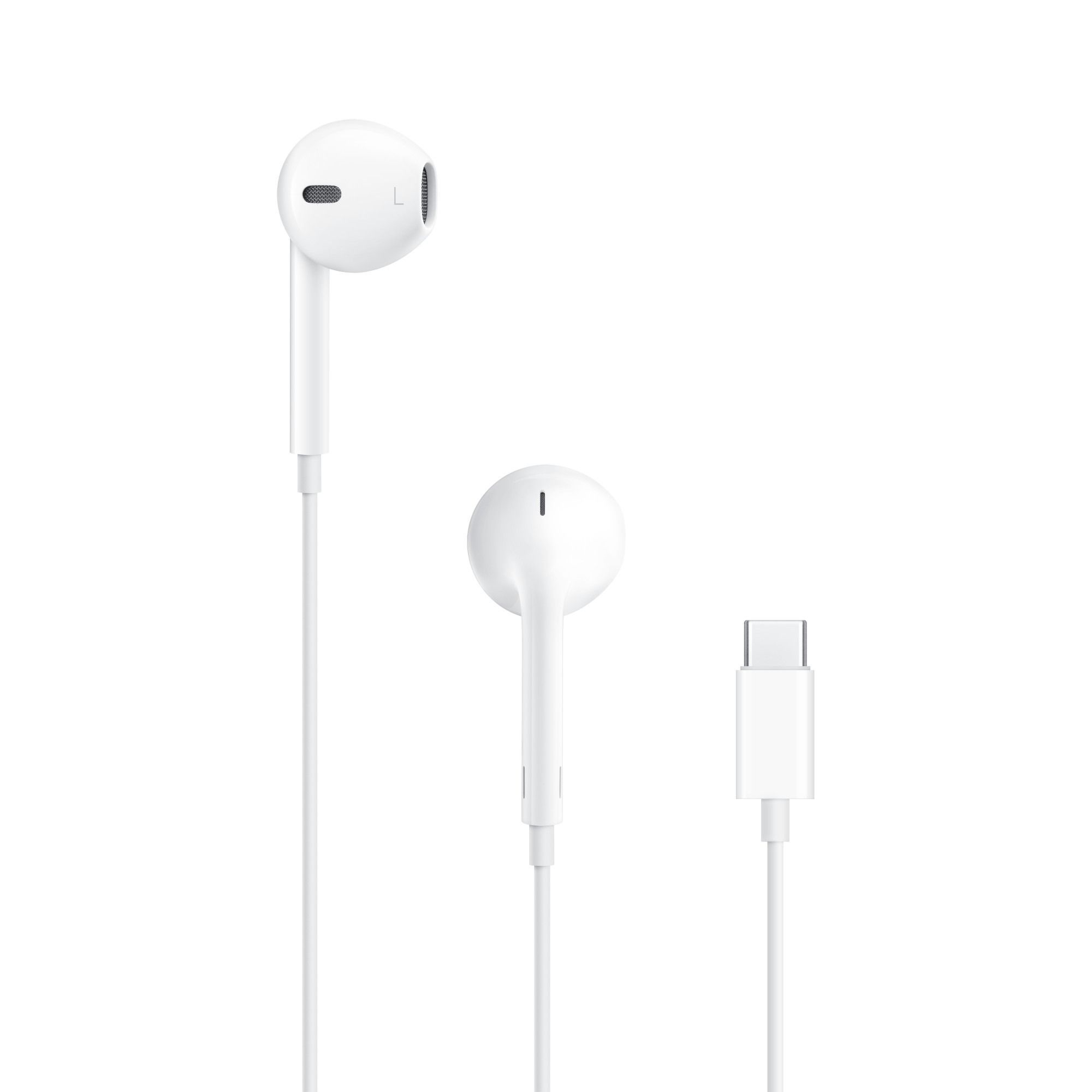Apple EarPods USB-C- Wired Earbuds with Mic & Remote for iPhone 15/16/17, iPad | MTJY3ZM/A | White
