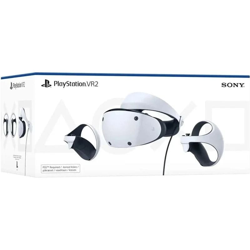 Sony PlayStation VR2 (PSVR2) - 4K HDR Headset, Eye Tracking, Haptic Feedback, PS5 Compatible, Includes Sense Controllers