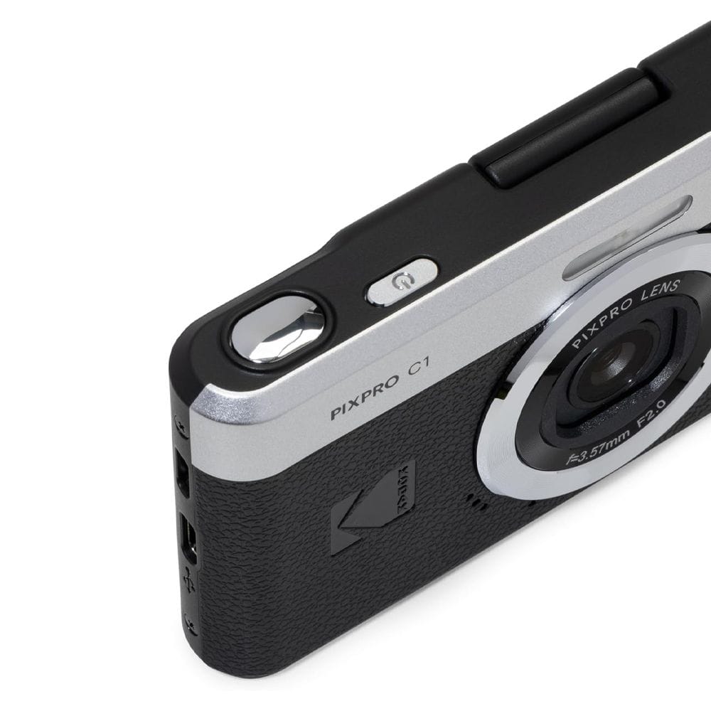 Kodak PIXPRO C1 Digital Camera, 13MP CMOS Sensor, Full HD 1080p Video, 4x Digital Zoom, 2.8-Inch LCD Screen & Compact Design | Black - 819900014334