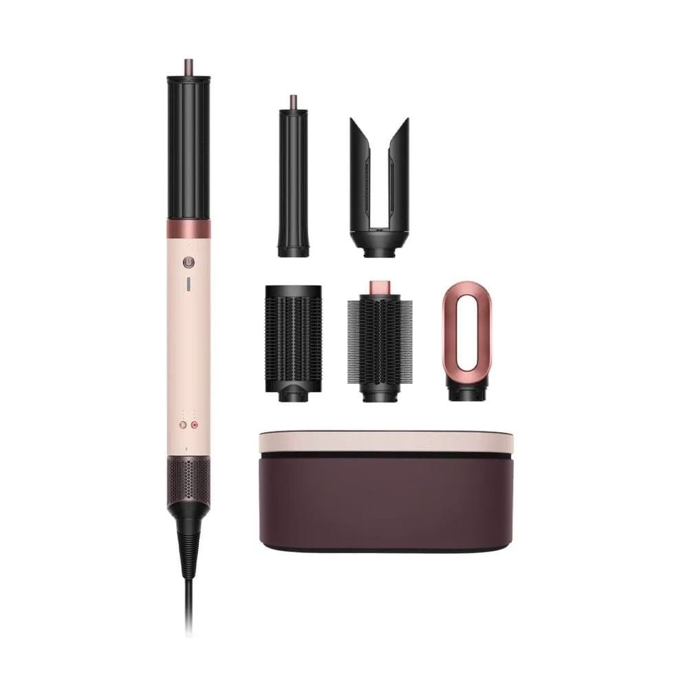 Dyson Airwrap HS09 Co-anda 2x Multi-Styler & Dryer + Supersonic Hair Dryer Q4 Gift Edition Blue HD07 + Airstrait Hair Straightener Blush Pink HT01 Bundle (603001000013765 + 603001000013314 + 603001000013763)