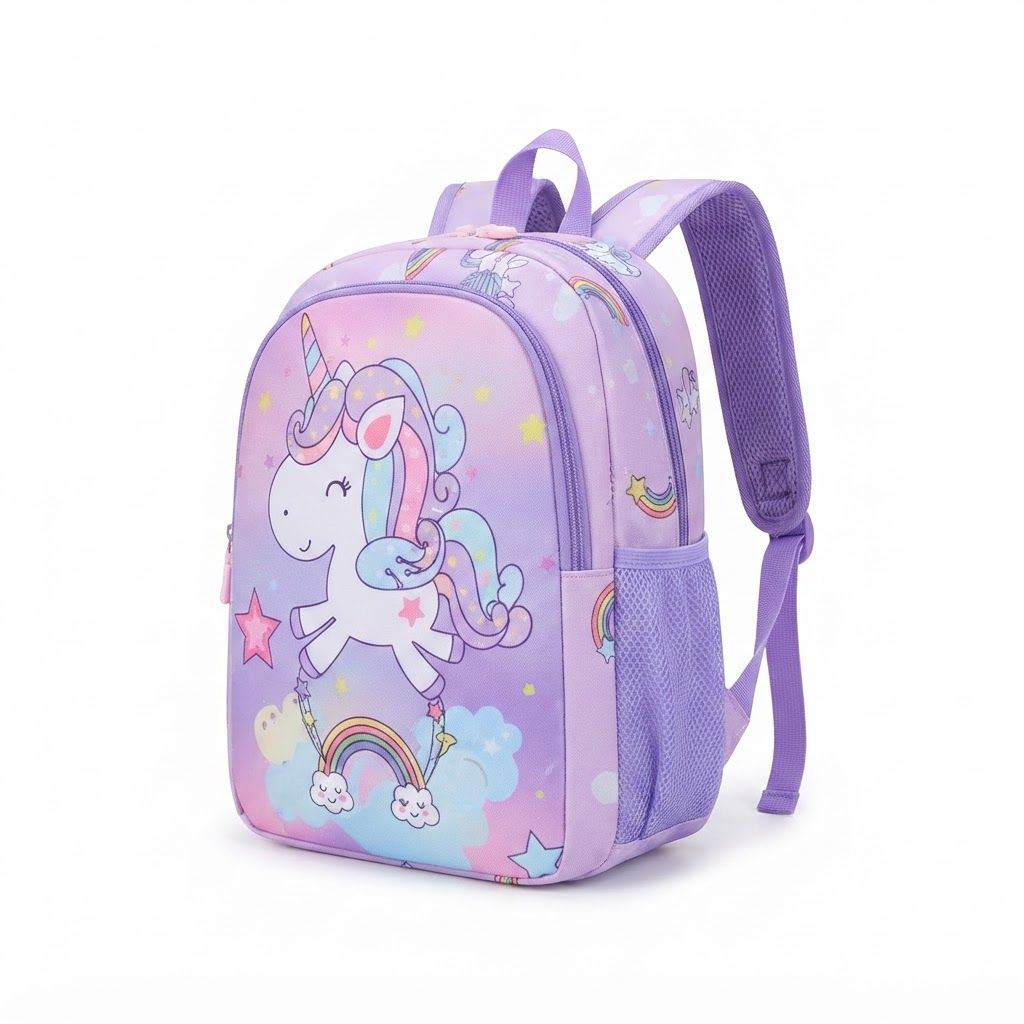 CasRmia Toddler Backpack - Lightweight Plush Cartoon Animal Schoolbag for Kids, Waterproof Daypack 