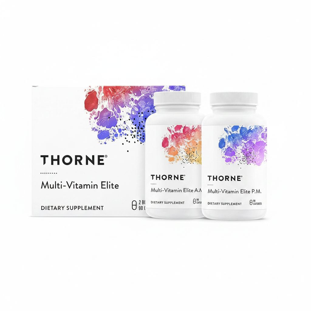 Thorne Multi-Vitamin Elite - Boost Energy & Sleep - 180 Servings