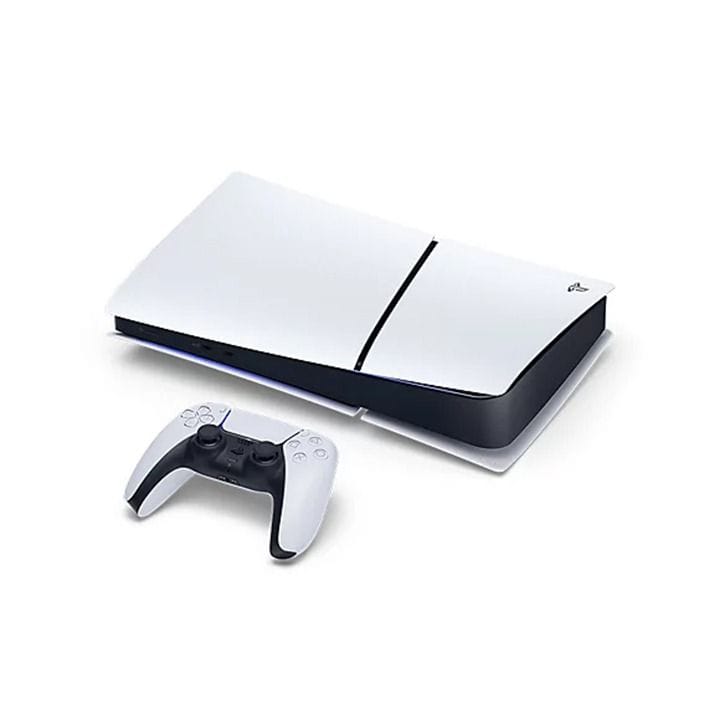 Sony PlayStation PS5 Slim Digital Edition Console 825GB SSD, 4K HDR Gaming, 120Hz, Ray Tracing, DualSense, WiFi Bluetooth | White-CFI-2116B01Y