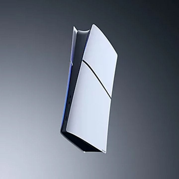 Sony PlayStation PS5 Slim Digital Edition Console 825GB SSD, 4K HDR Gaming, 120Hz, Ray Tracing, DualSense, WiFi Bluetooth | White-CFI-2116B01Y