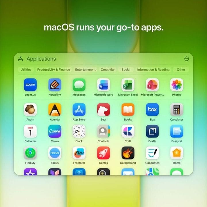 أبل ماك بوك جديد 13 بوصة 8 جيجابايت / 256 جيجابايت – شريحة A18 Pro، لوحة مفاتيح إنجليزية/عربية، معالج سداسي النواة، معالج رسوميات بخمسة نوى، شاشة Liquid Retina، Touch ID | نيلي– MHFF4AB/A