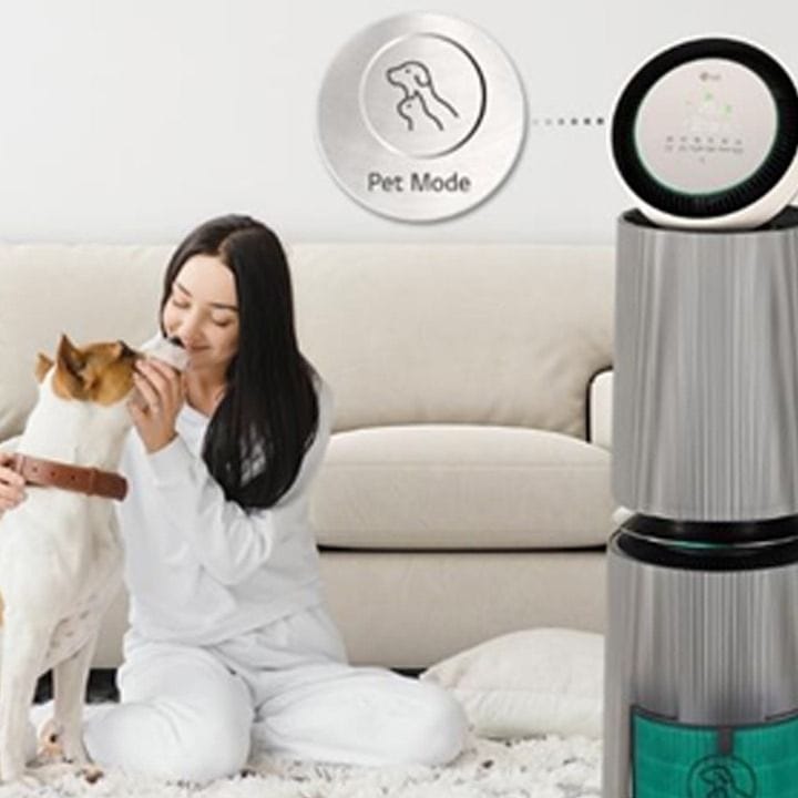 LG Puricare 360° Alpha Air Purifier with Allergy Care & Pet Mode | AS10GDBY0