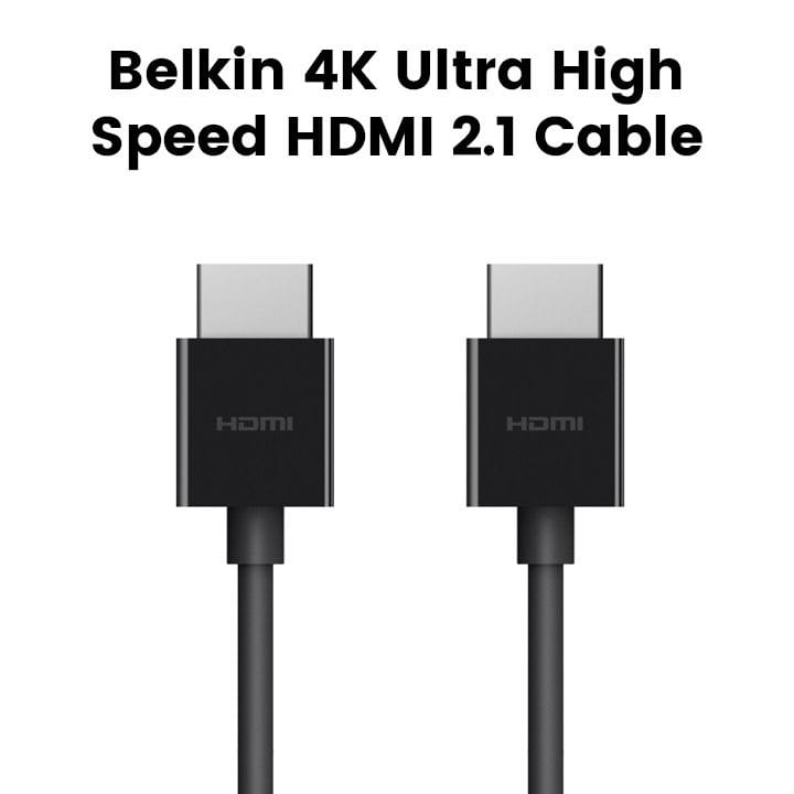 Belkin 4K Ultra High-Speed HDMI 2.1 Cable | Black | AV10175BT2MBKV2