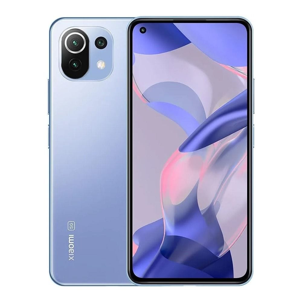 شاومي 11 Lite 5G NE - ذاكرة 6 جيجابايت، سعة 128 جيجابايت، شاشة AMOLED - أزرق Bubblegum