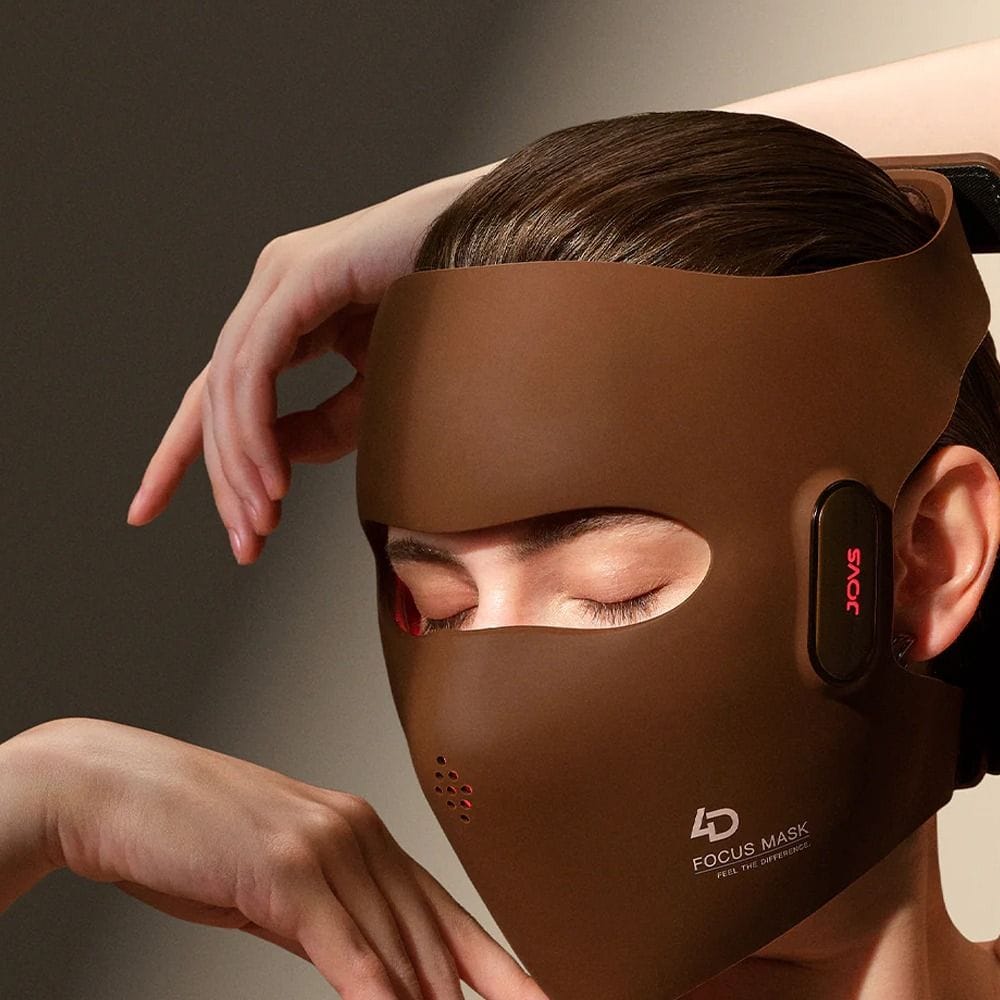 JOVS 4D Laser Light Therapy Mask, Red Light Therapy Facial Device, FPT Technology, 4 Wavelengths, Anti-Aging Skin Care Treatment Mask