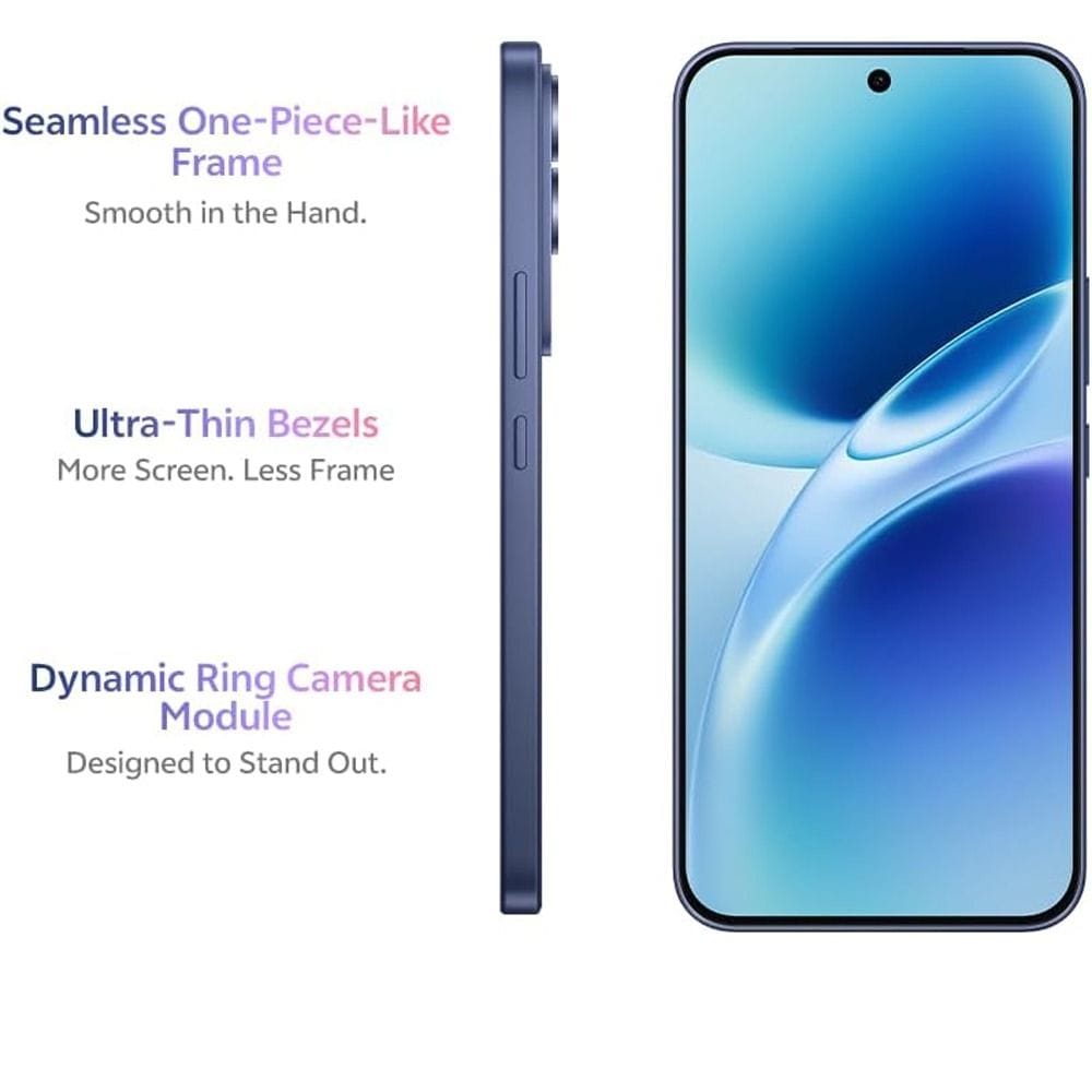 Vivo V70 FE 5G Smartphone 256GB with 120Hz AMOLED Display, 200MP AI Camera, Ultra-Slim Design & 5G Connectivity | Blue