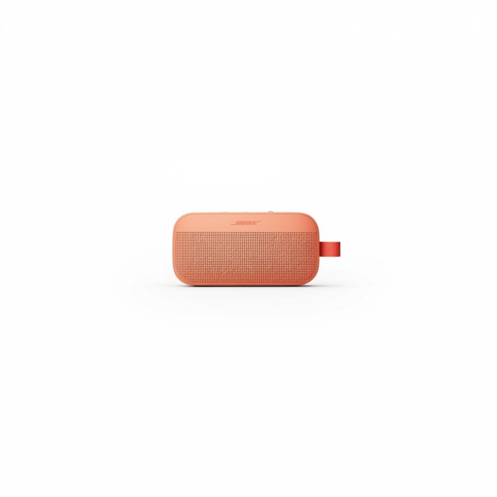 Bose SoundLink Flex Portable Bluetooth Speaker (2nd Gen), Waterproof & Dustproof, Hi-Fi Audio, 12-Hour Battery Life - Sunset Peach