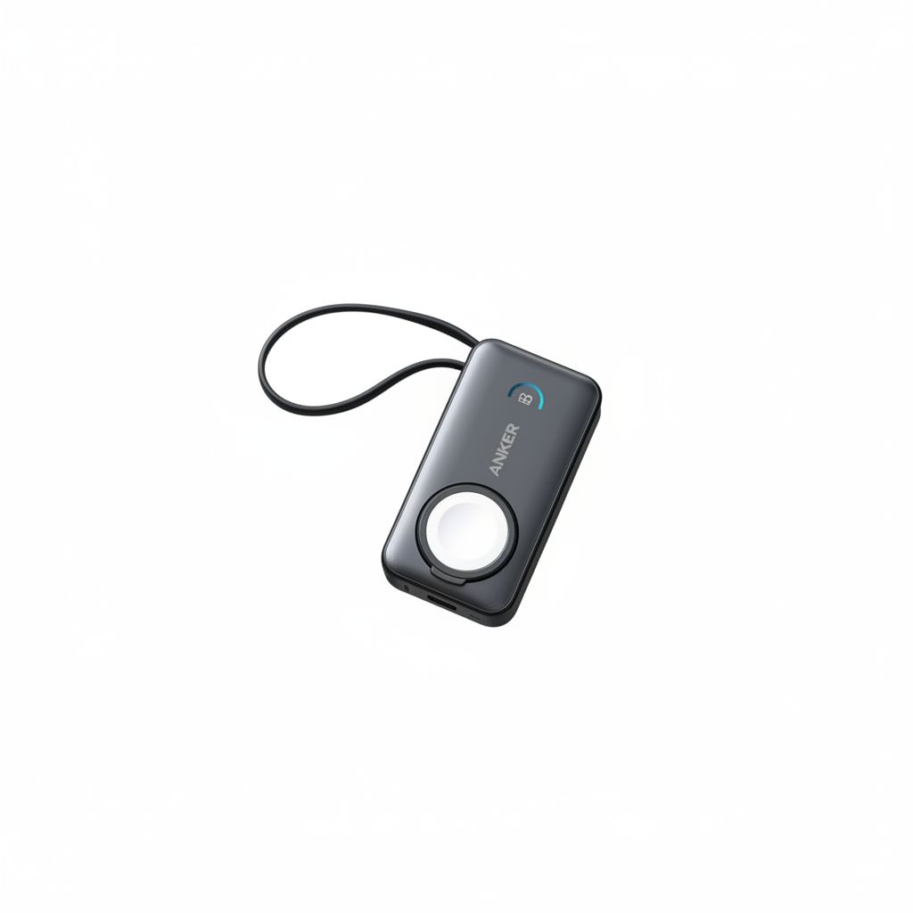 Anker MagGo Power Bank 10000mAh 35W with Apple Watch Fast Charging, MagSafe Compatibility & Portable Design | Black - A1657H11