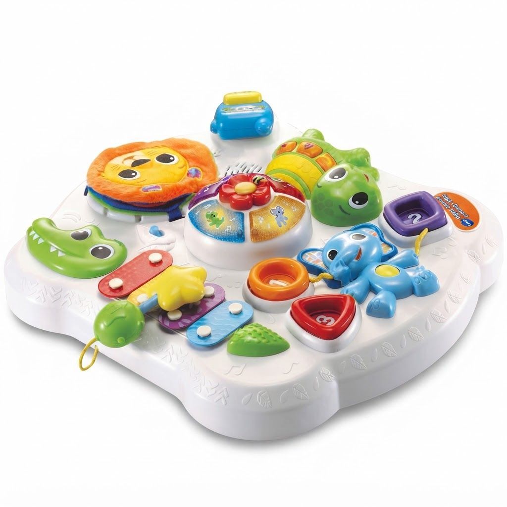 VTech Play & Discover Baby Activity Table, Interactive Learning Center with Sounds, Games & Sensors