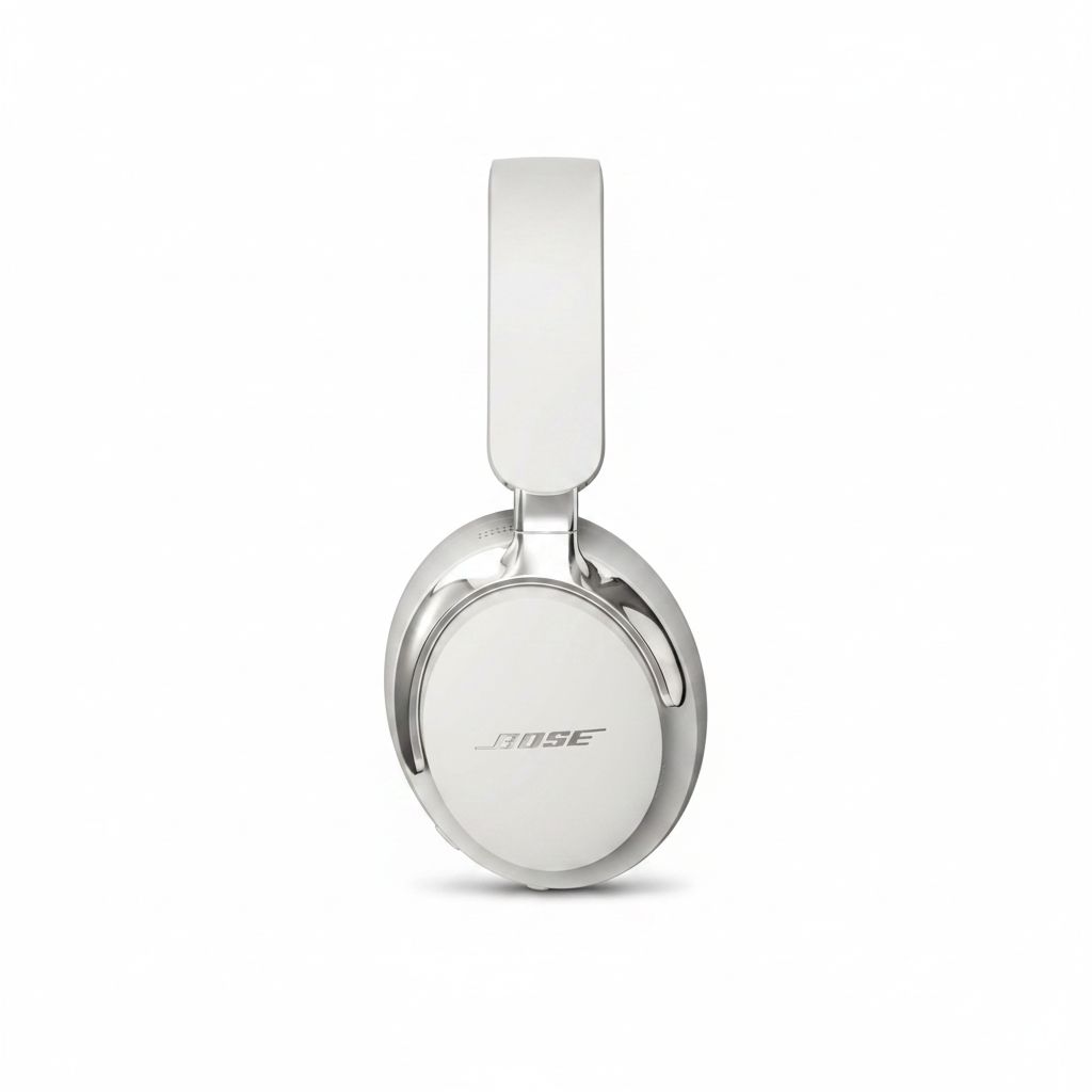 Bose QuietComfort Ultra Wireless Over-Ear Headphones (2nd Gen), Premium Noise Cancelling, Immersive Audio, Bluetooth - White