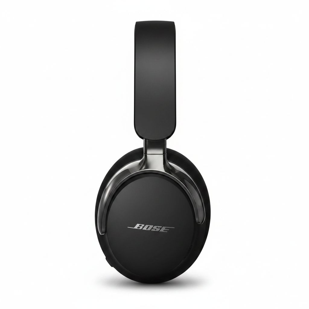 Bose QuietComfort Ultra Wireless Over-Ear Headphones (2nd Gen), Premium Noise Cancelling, Immersive Audio, Bluetooth - Black