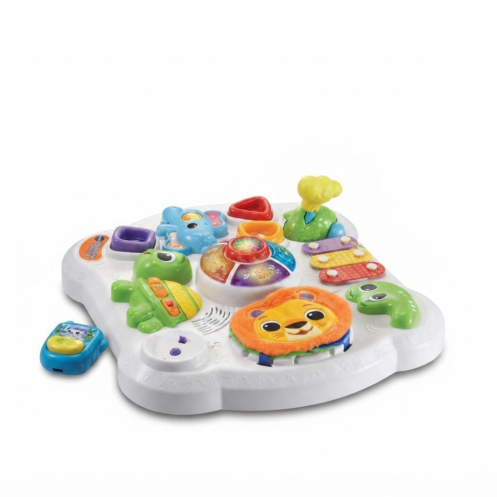 VTech Play & Discover Baby Activity Table, Interactive Learning Center with Sounds, Games & Sensors