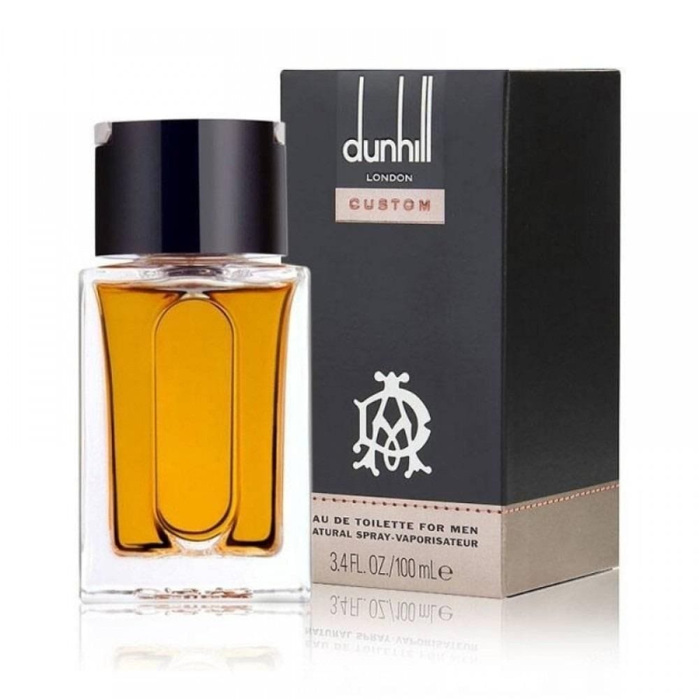 عطر ألفريد دانهيل كاستم أو دو تواليت للرجال، برائحة خشبية حارة مع التفاح الأحمر والفلفل الأسود والبخور وخشب الأرز - 100 مل