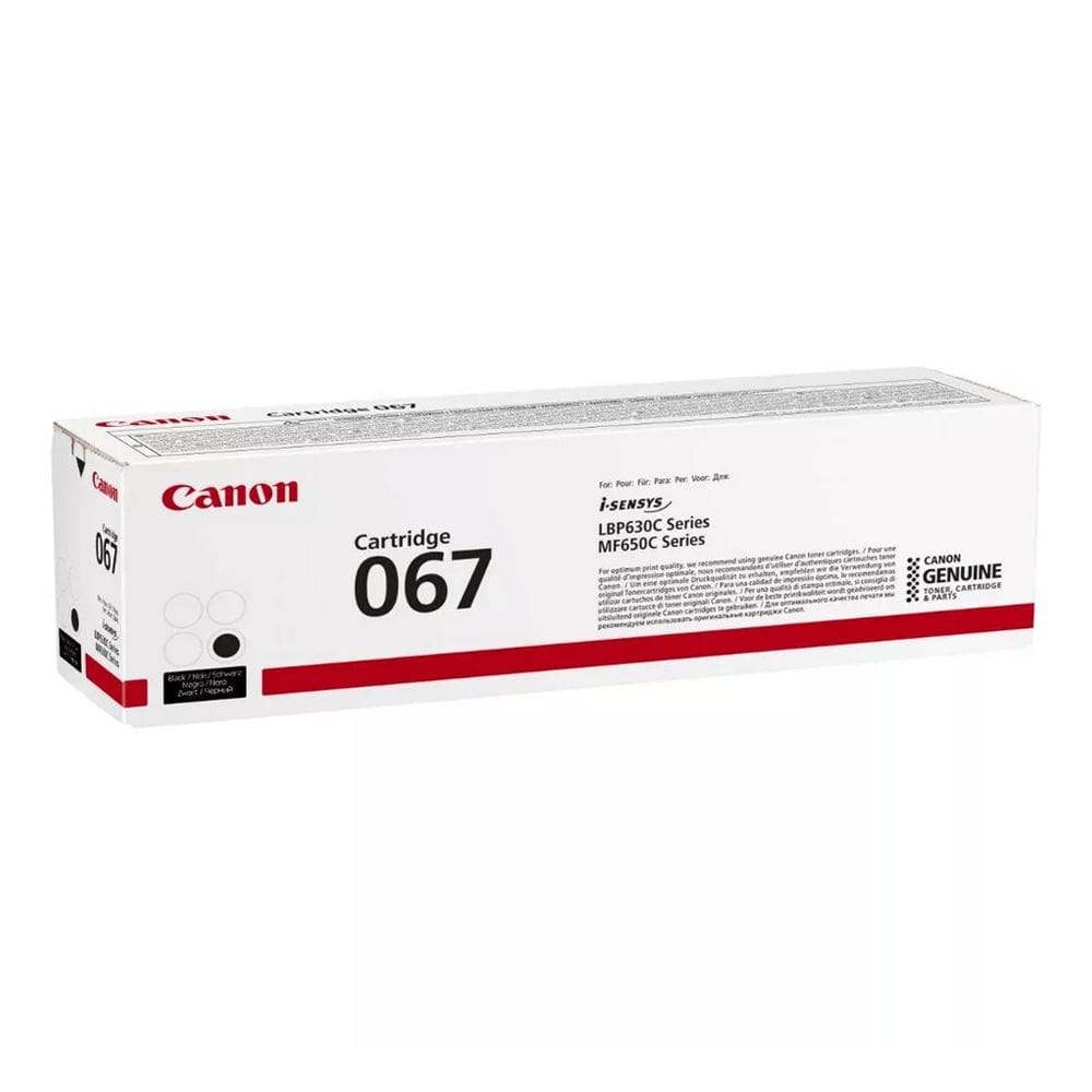 Canon 067 Laser Toner Cartridge, Genuine Black Toner, Standard Yield 1350 Pages, Sharp High-Resolution Prints & Canon i-SENSYS Compatibility | Black - 4549292187564