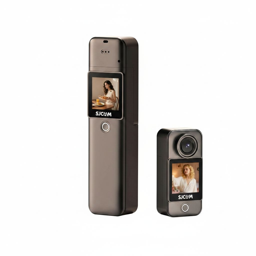 SJCAM C300 4K Action Camera with Dual Touchscreen, 20MP, 30M Waterproof - Black