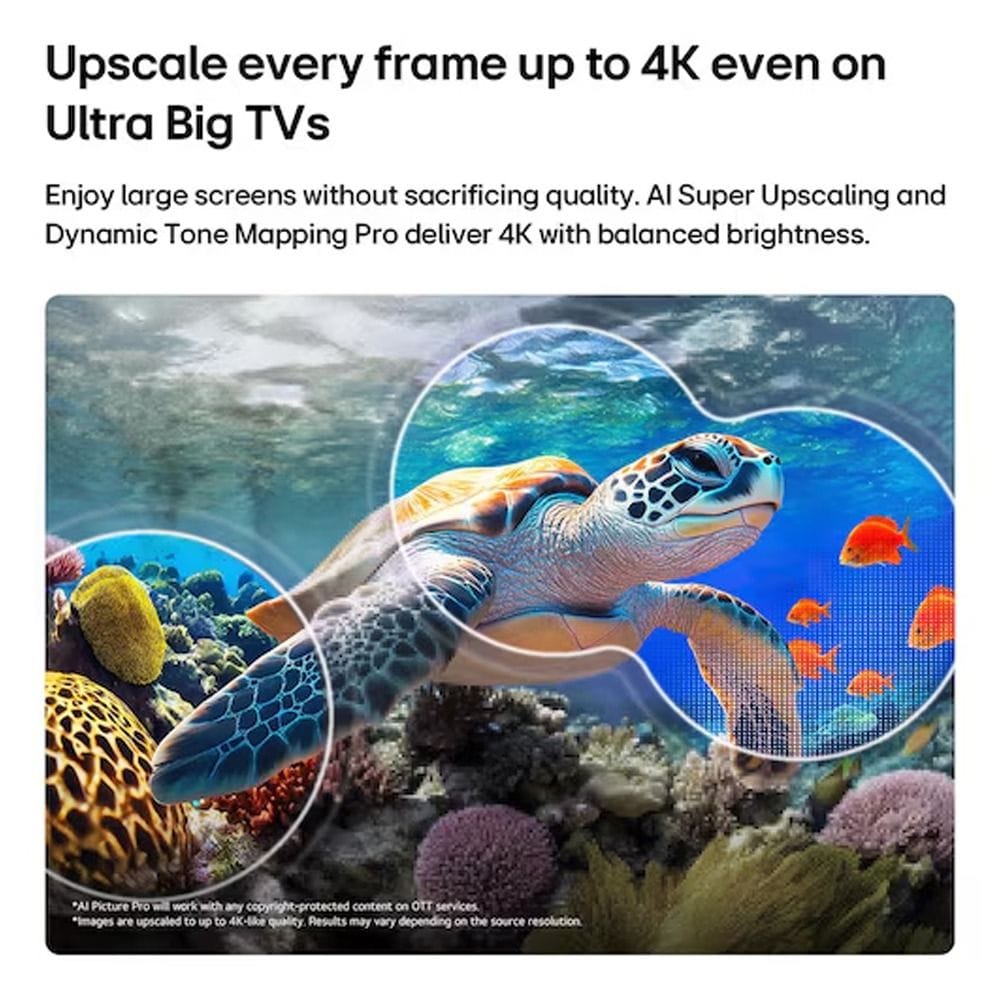 LG 100 Inch evo AI QNED Mini LED 4K Smart TV - Dynamic QNED Color Pro, Alpha 8 AI Processor Gen3, 144Hz FreeSync/VRR, WebOS | 100QNED85B8.AMRG