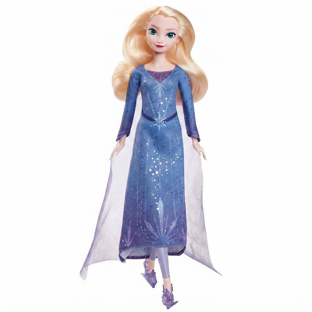 Disney Frozen Elsa Fashion Doll, Ice-Skating Winter Festival Edition, Removable Dress, Ice Skates & Accessories, Multicolor