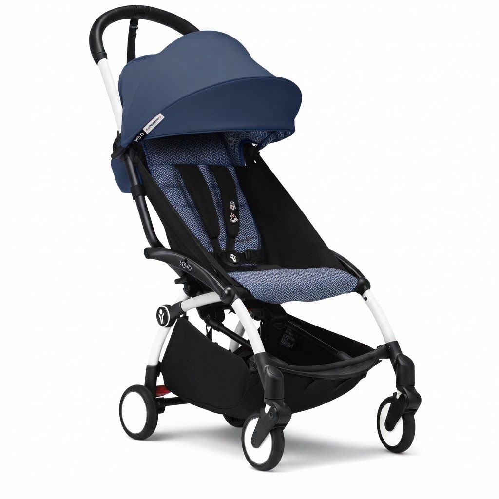 Stokke YOYO3 Compact Travel Stroller - Lightweight Cabin-Approved Baby Pushchair, Folds in Seconds, Seamless Blend of Style and Function for Urban Parents on the Move