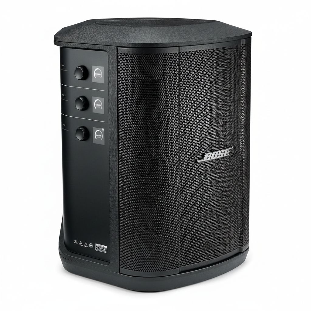 Bose S1 Pro+ Portable Bluetooth Speaker & PA System, Wireless, Rechargeable Battery, Powerful Sound, Portable Design - Black