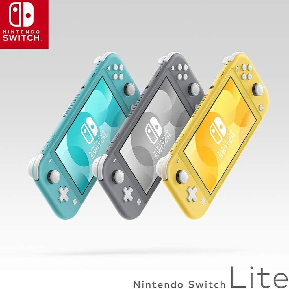 Nintendo Switch Lite Handheld Gaming Console with 5.5-Inch HD Touchscreen, 32GB Storage, NVIDIA Tegra Processor & Up to 7 Hours Battery Life | Black - 4902370542929