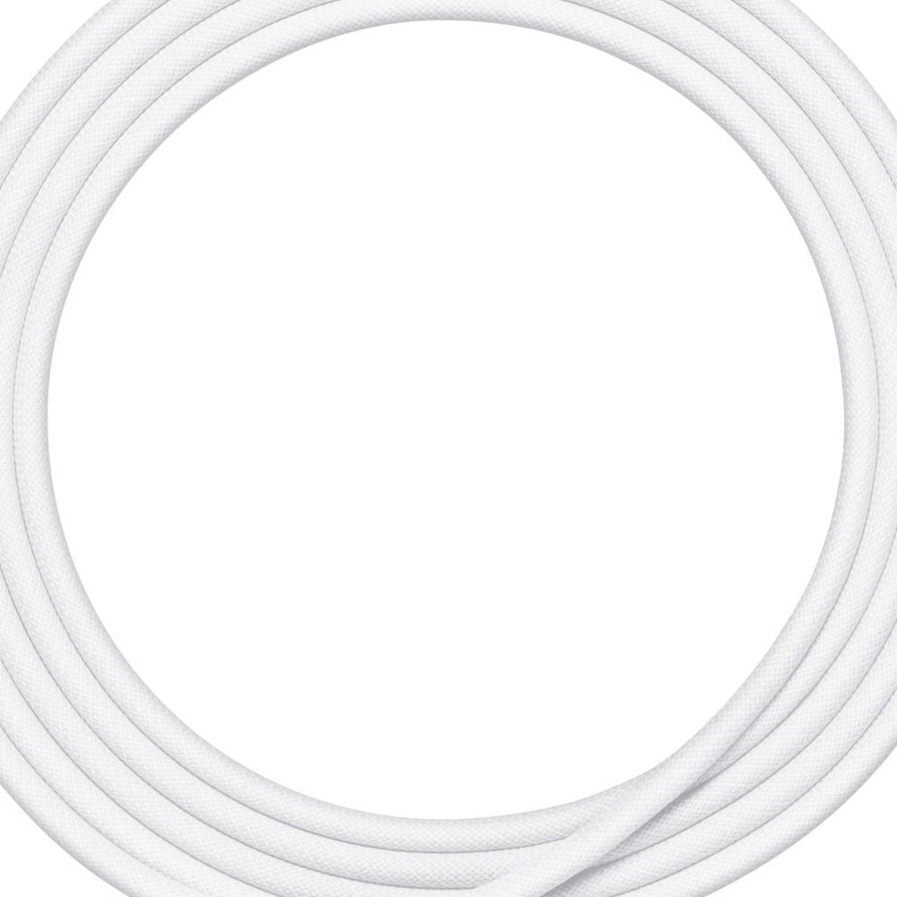 Apple 240W USB-C Charge Cable (2m, Woven/Nylon) - Fast Charging up to 240W, USB-C to USB-C | White | MU2G3ZM/A