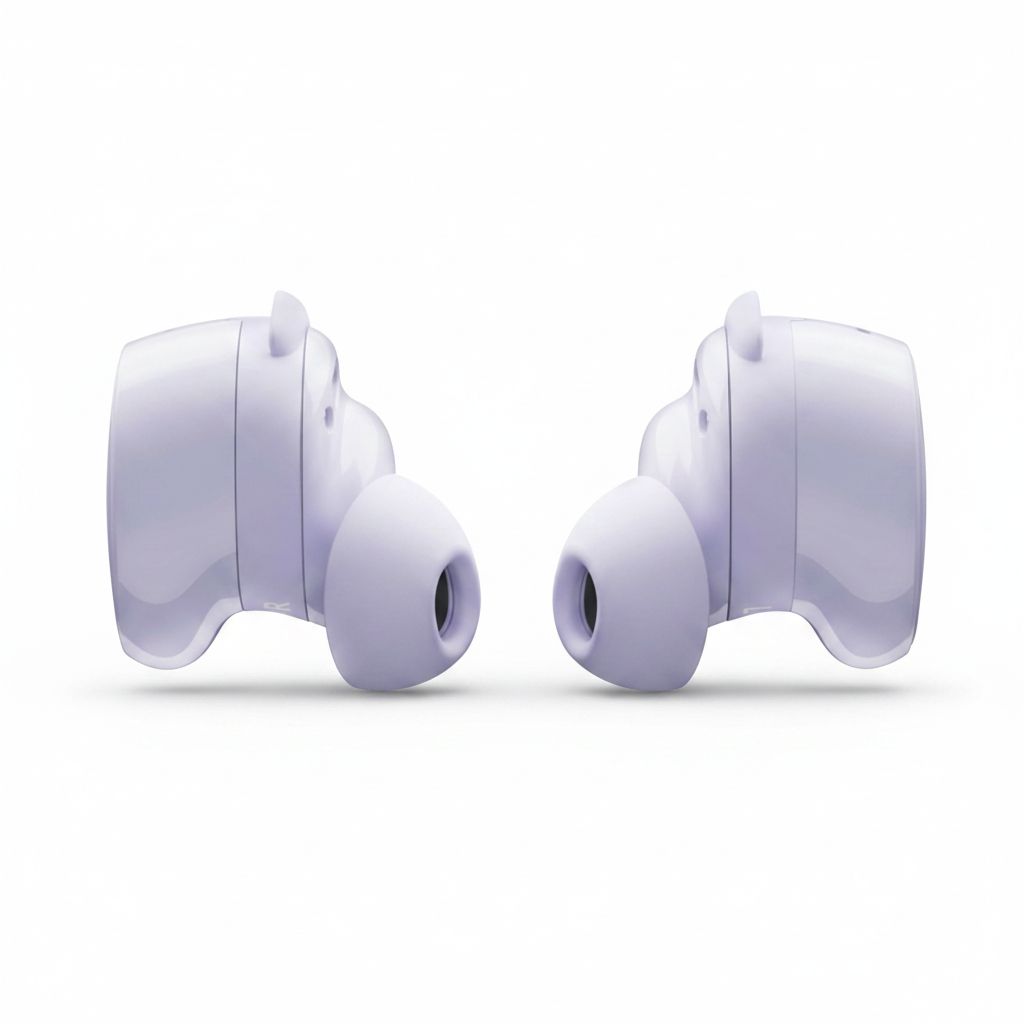 Bose QuietComfort Wireless Noise Cancelling Earbuds, Bluetooth, High-Fidelity Audio, Active Noise Cancelling - Lilac