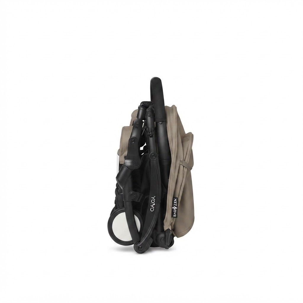 Stokke YOYO3 Baby Stroller Frame Compact Travel Stroller Base, Carry-On Compatible, Versatile Design that Evolves from Newborn Stages to Toddlerhood | Black