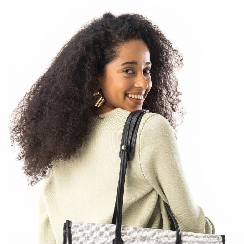Mokobara The Skye Tote Bag 3.0 | Lightweight Vegan Leather Office Bag for Women | Fits 14-inch, Coconut Cream (Beige)