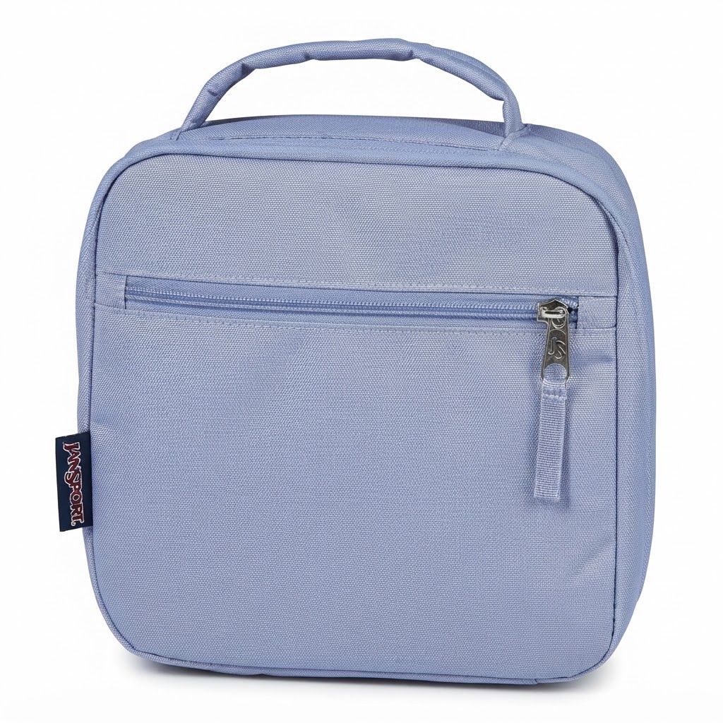JanSport Lunch Break Insulated Lunch Bag, Large Lavender Ash, Thermal Food Carrier Insulated Synthetic Fabric, Insulated Main Compartment
