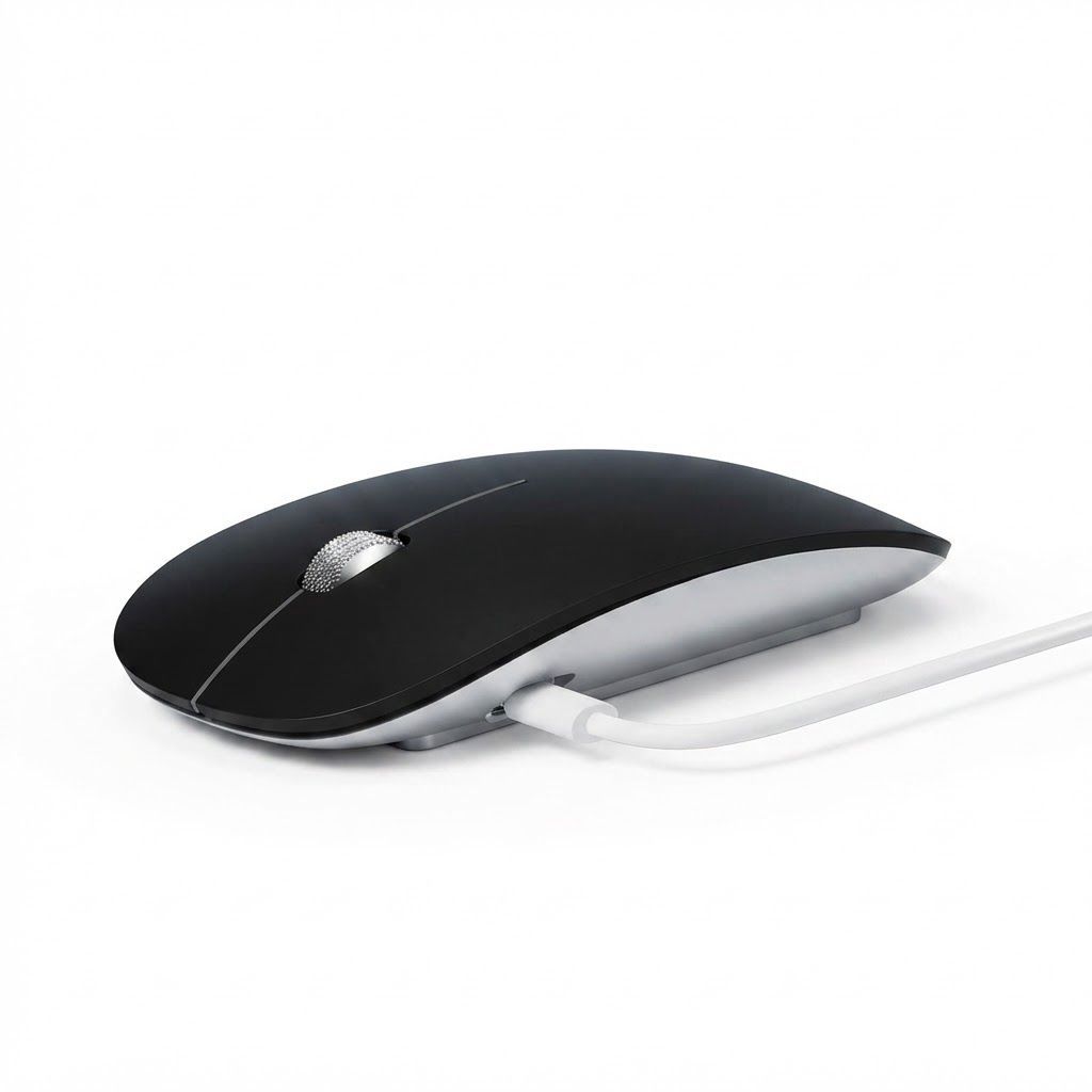 AmeFanie Rechargeable Wireless Mouse, Tri-Mode Bluetooth 5.1 & 2.4GHz Silent Mouse for Laptop