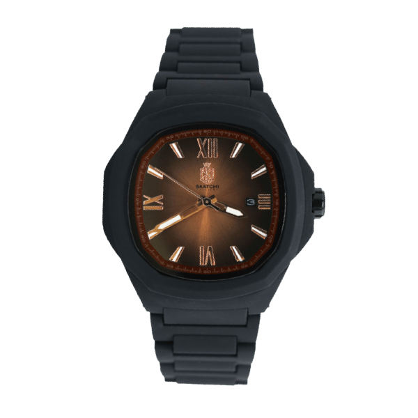Saatchi Citta Magiche Milan Watch, 44mm Polycarbonate Case, Miyota 2115 Quartz Movement with Date Display, Mineral Glass, 5 ATM Water Resistant