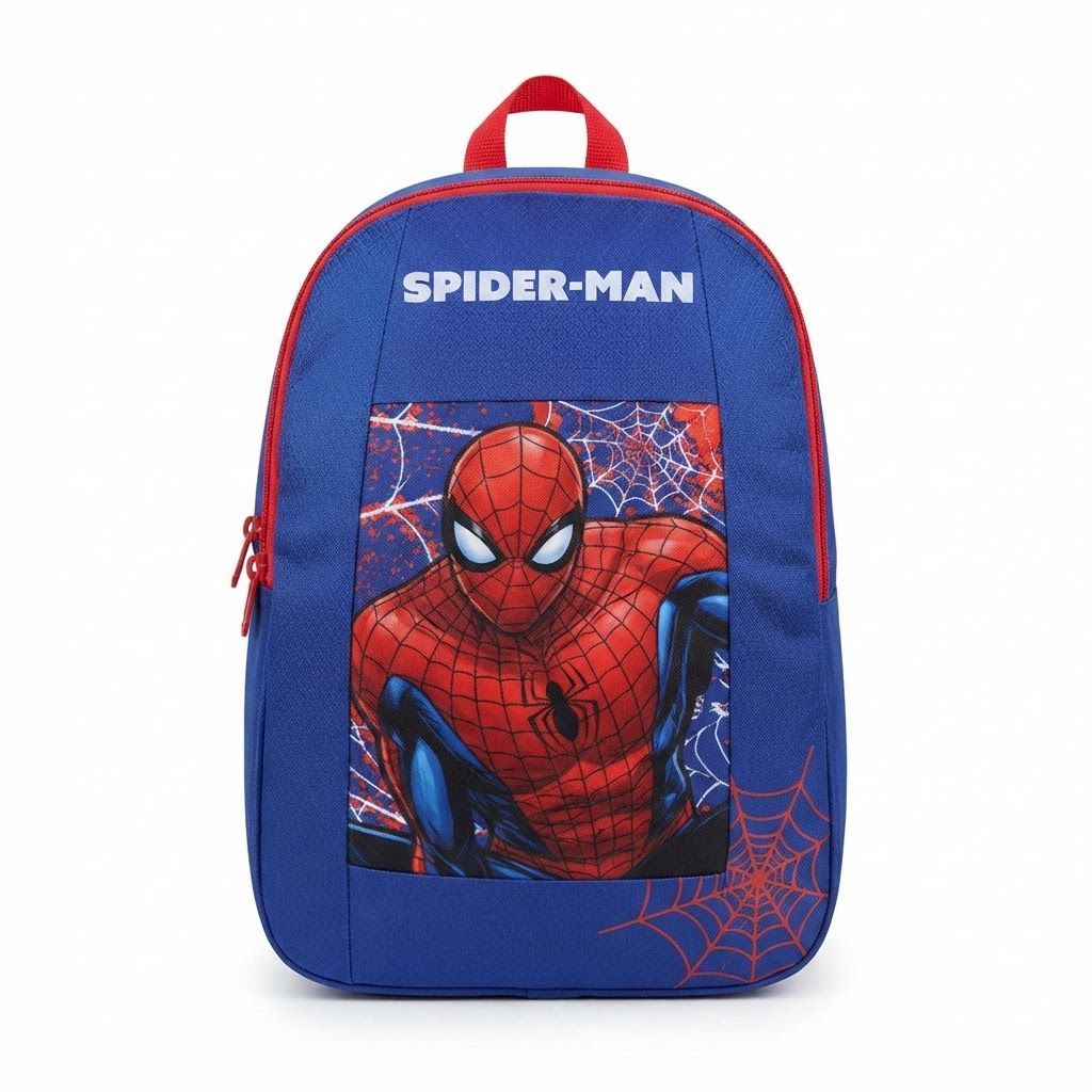 Marvel Spiderman Boys Backpack for School, Kids Travel Rucksack with Roomy Main Compartment