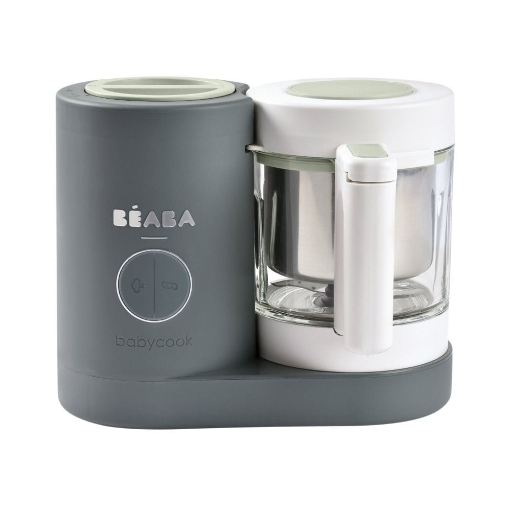 Beaba Babycook Neo Robot Cooker, 6 In 1 Food Processor, 50% Reduction Water And Energy Consumption, Ultra Performance Mixing - Mineral Gray
