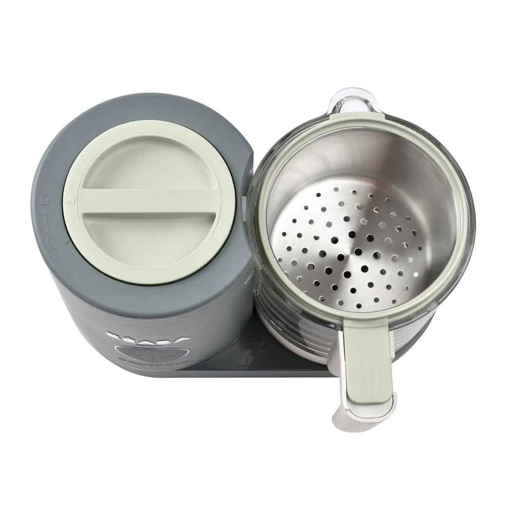 Beaba Babycook Neo Robot Cooker, 6 In 1 Food Processor, 50% Reduction Water And Energy Consumption, Ultra Performance Mixing - Mineral Gray