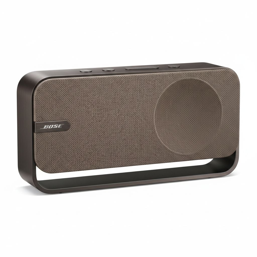 Bose SoundLink Home Bluetooth Speaker, Premium Portable Sound, Wireless Bluetooth Connectivity, Wood Finish, Compact Design - Warm Wood