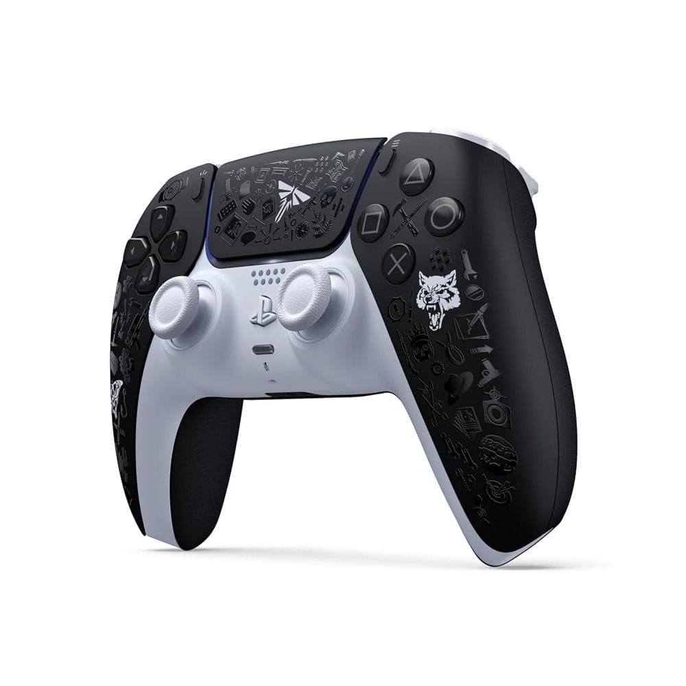 Sony DualSense The Last of Us Limited Edition Wireless PS5 Controller, Haptic Feedback, Adaptive Triggers, Bluetooth | Black/White - 711719024835