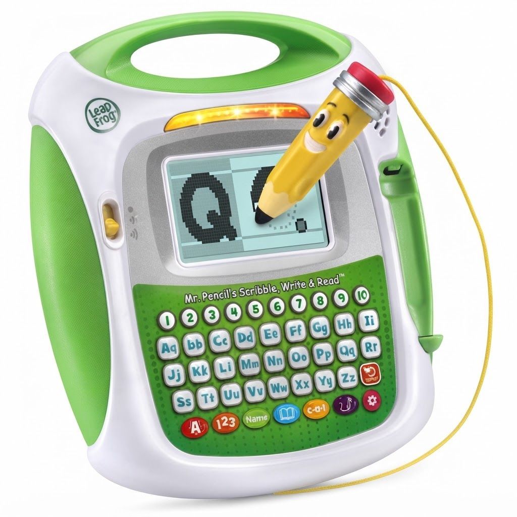 LeapFrog Mr. Pencil's Scribble, Write and Read Interactive Learning Toy - Teaches Letters