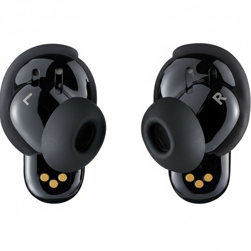 Bose QuietComfort Ultra Bluetooth Earbuds (2nd Gen), Wireless Noise Cancelling, Spatial Audio, Deep Bass, Bluetooth - Black