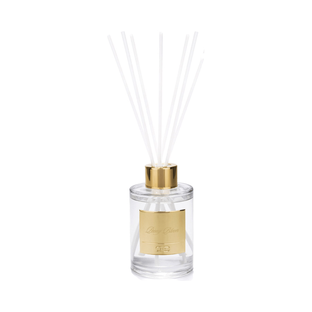 Dofta Peony Bloom Reed Diffuser, Luxury Home Fragrance, Long-Lasting Floral Aroma, Elegant Decorative Scent Diffuser for Home & Office - 120ml