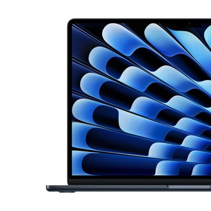 Apple MacBook Air 15-Inch M5 Laptop, 24GB Unified Memory, 1TB SSD, Liquid Retina Display, English & Arabic Keyboard | Midnight - MDVN4AB/A